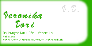 veronika dori business card